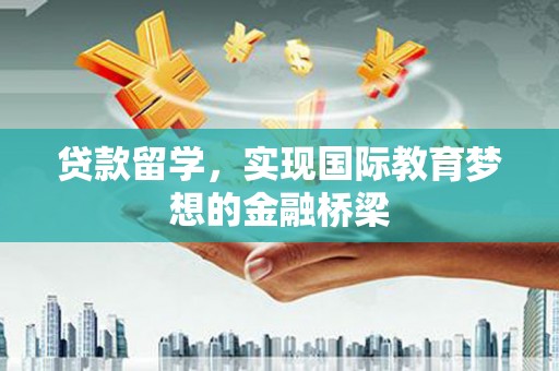 龙游贷款留学，实现国际教育梦想的金融桥梁