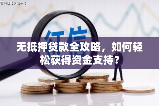 如皋无抵押贷款全攻略，如何轻松获得资金支持？