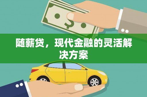 颍泉随薪贷，现代金融的灵活解决方案