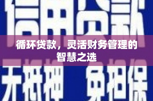 拉孜循环贷款，灵活财务管理的智慧之选