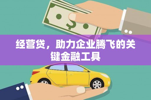 贡寮经营贷，助力企业腾飞的关键金融工具