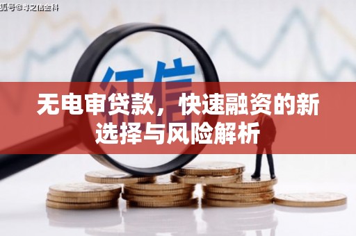 嵊泗无电审贷款，快速融资的新选择与风险解析