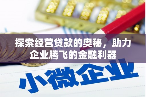 乌马河探索经营贷款的奥秘，助力企业腾飞的金融利器