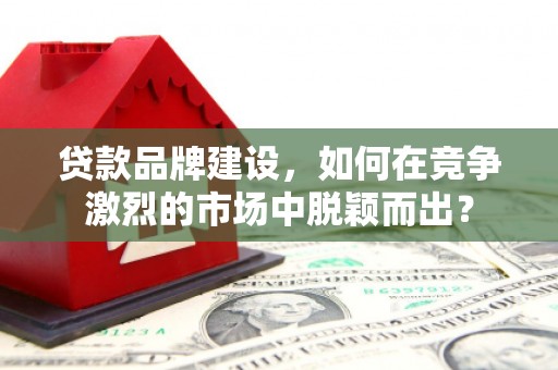 莿桐贷款品牌建设，如何在竞争激烈的市场中脱颖而出？