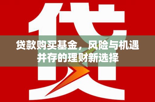 洮北贷款购买基金，风险与机遇并存的理财新选择