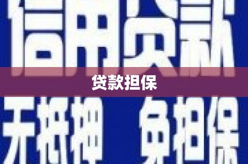 上犹贷款担保