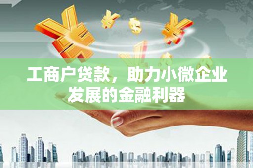 南郊工商户贷款，助力小微企业发展的金融利器