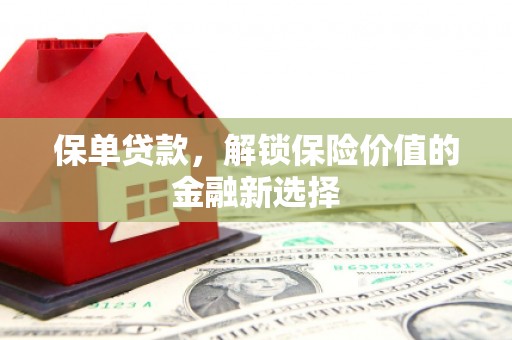 献县保单贷款，解锁保险价值的金融新选择