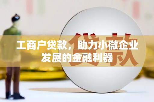天峨工商户贷款，助力小微企业发展的金融利器