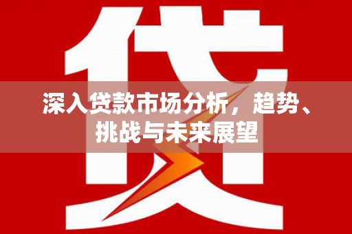 大甲深入贷款市场分析，趋势、挑战与未来展望