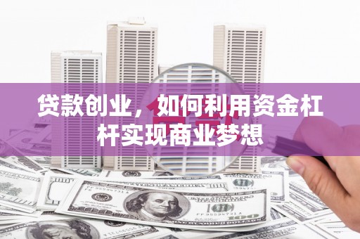 望奎贷款创业，如何利用资金杠杆实现商业梦想