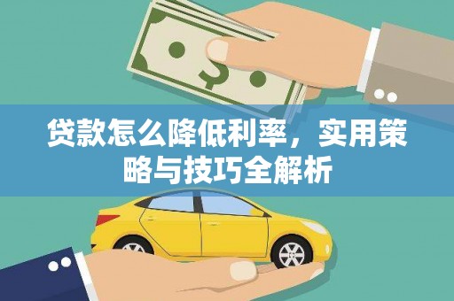 天镇贷款怎么降低利率，实用策略与技巧全解析