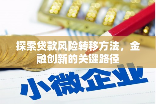 保税区探索贷款风险转移方法，金融创新的关键路径