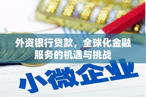 迁安外资银行贷款，全球化金融服务的机遇与挑战